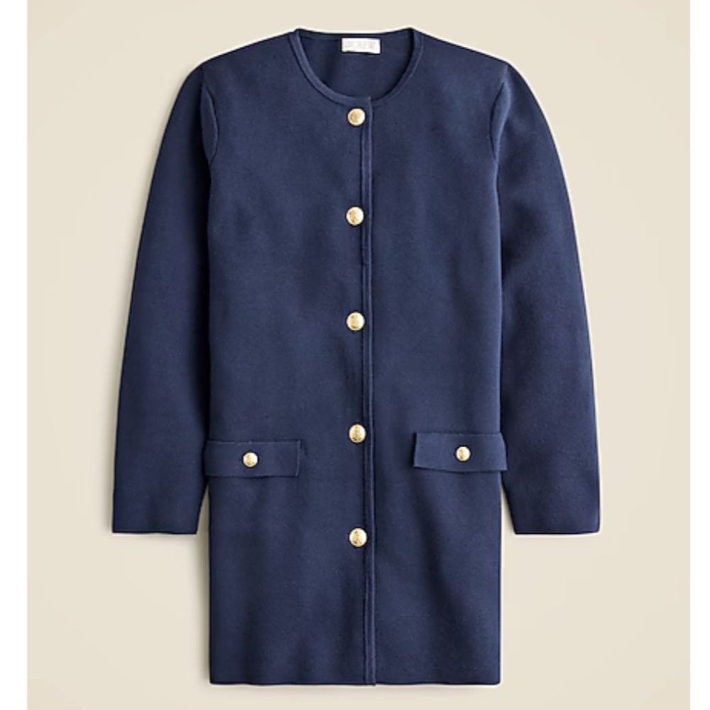 J Crew Gisselle Long Sweater Blazer